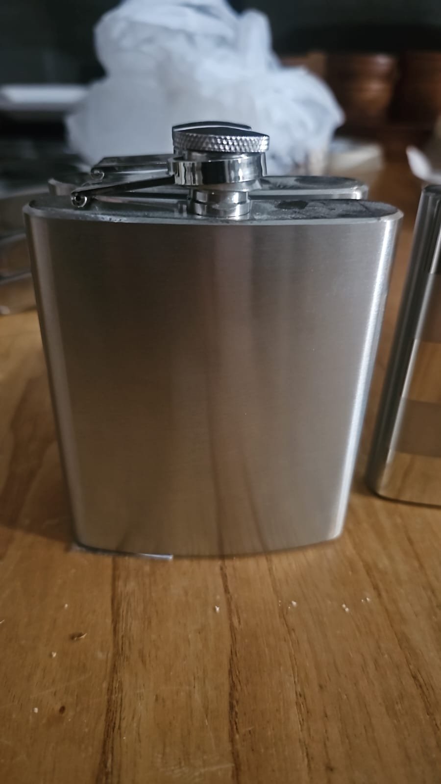 Petaca de acero inox
